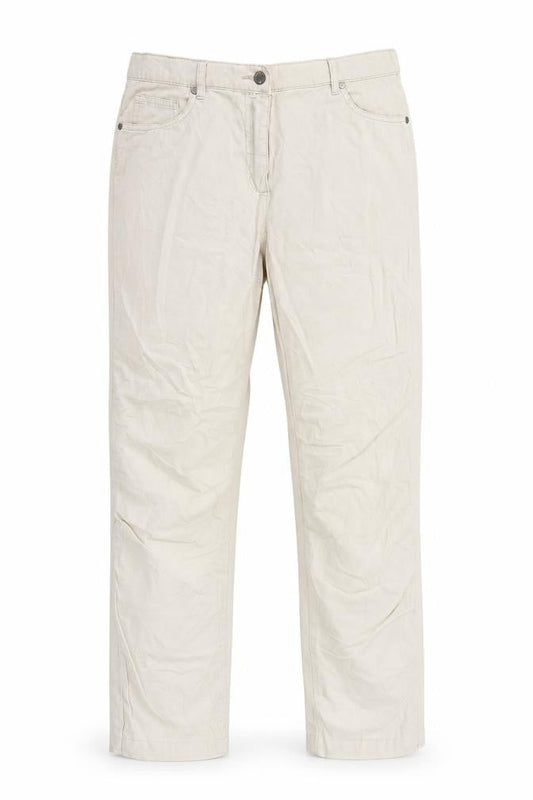 CARMELA Womens Beige   Trousers  Size 12 L29 in