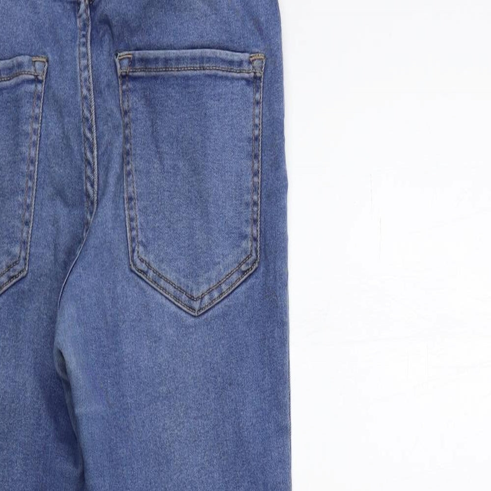 Denim & Co. Womens Blue  Denim Skinny Jeans Size 8 L28 in