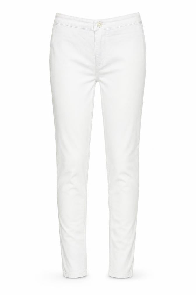 Denim & Co. Womens White  Denim Skinny Jeans Size 8 L29 in