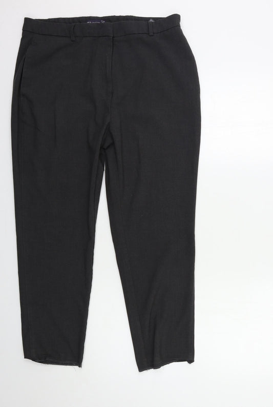 Marks and Spencer Womens Grey   Trousers  Size 16 L20 in