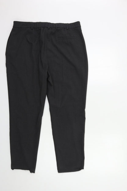 Marks & Spencer Womens Grey   Trousers  Size 16 L20 in