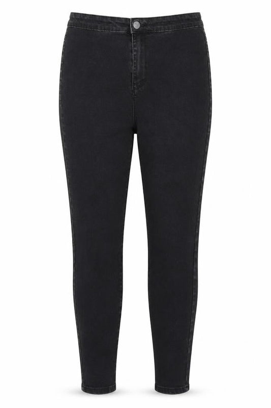 Denim Co Womens Black  Denim Skinny Jeans Size 14 L24 in
