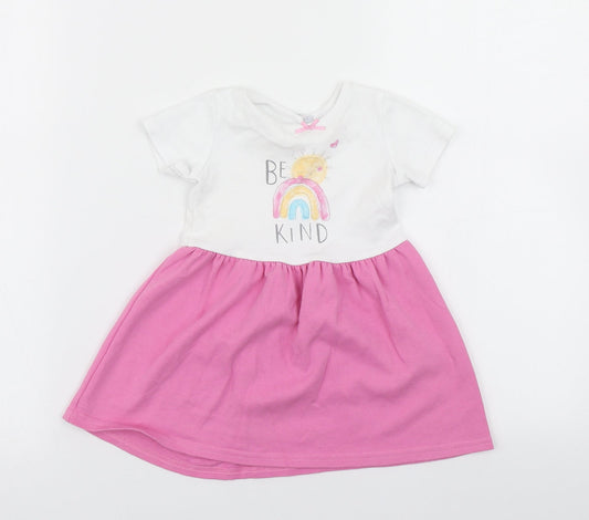Studio Girls Pink   Skater Dress  Size 9-12 Months