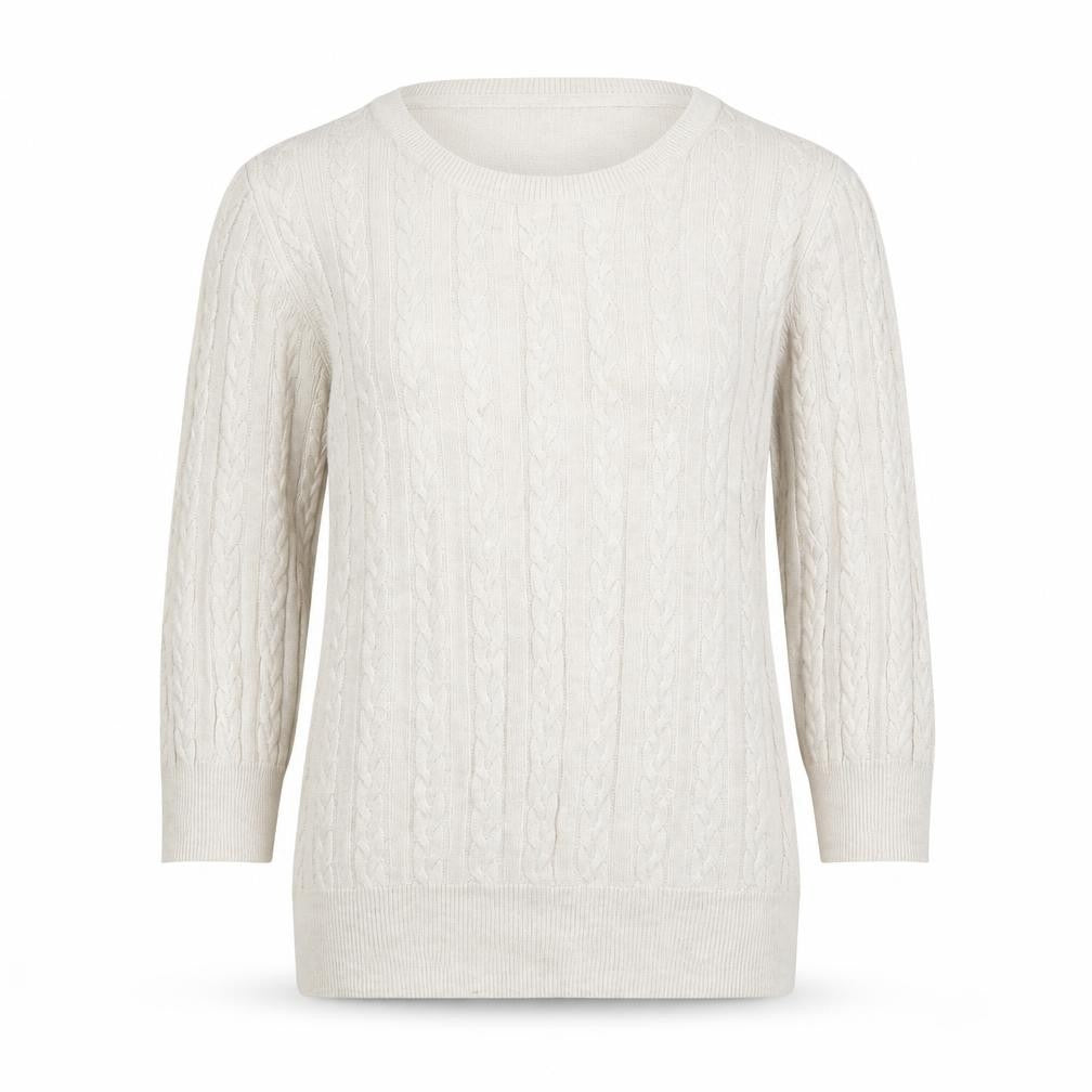 H&M Womens White  Knit Pullover Jumper Size XS
