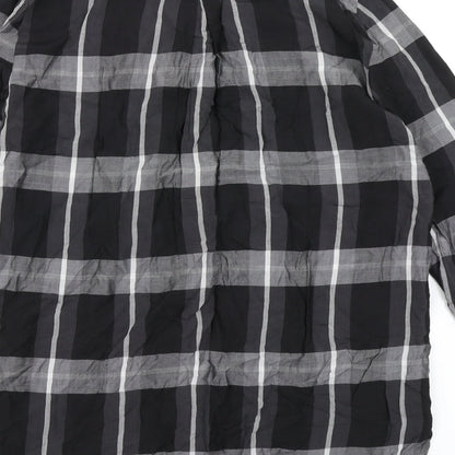 River Island Womens Black Check  Basic Blouse Size 6