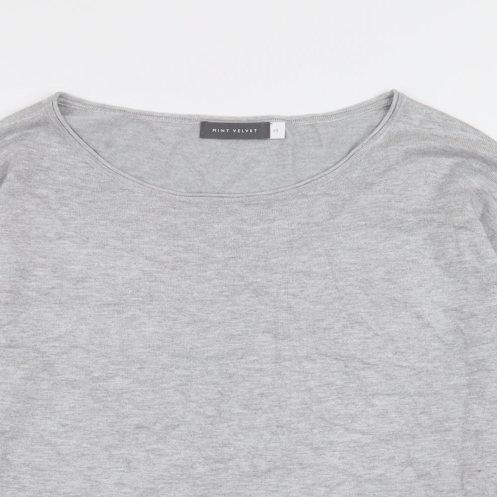 mint velevet Womens Grey   Pullover Jumper Size 10