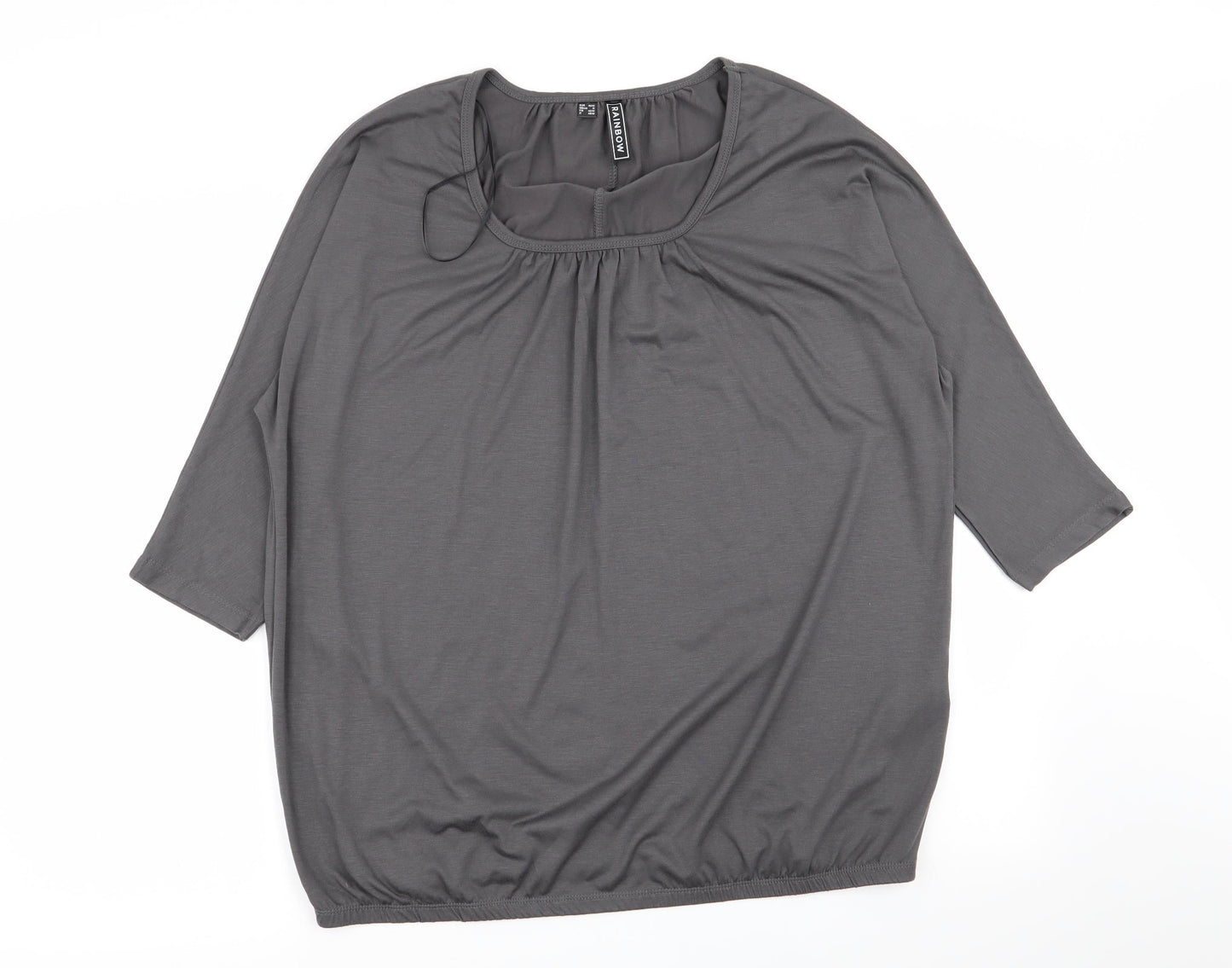 Rainbow Womens Grey   Basic T-Shirt Size M