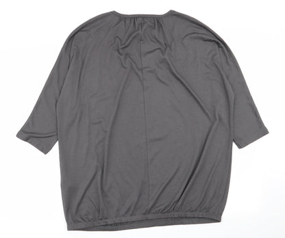 Rainbow Womens Grey   Basic T-Shirt Size M