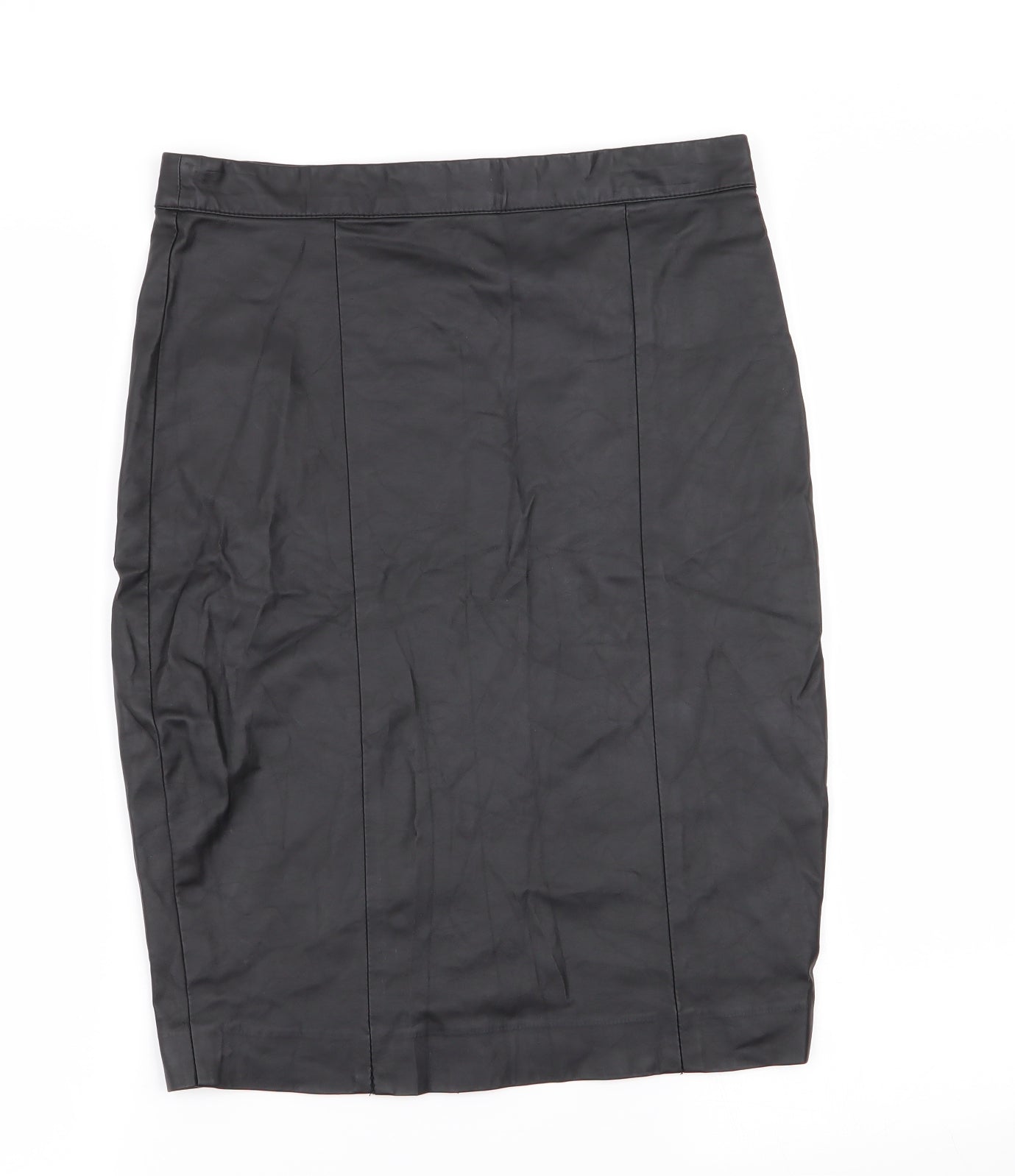 Topshop Womens Black   A-Line Skirt Size 10