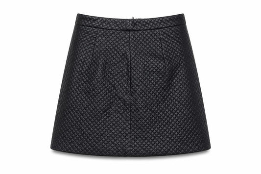 Topshop Womens Black Argyle/Diamond  Flare Skirt Size 8