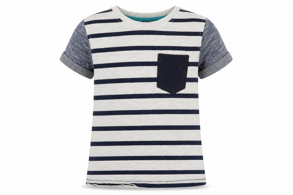 Asda George Boys Multicoloured Striped  Basic T-Shirt Size 4-5 Years