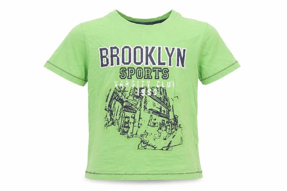 Cherokee Boys Green   Basic T-Shirt Size 4-5 Years
