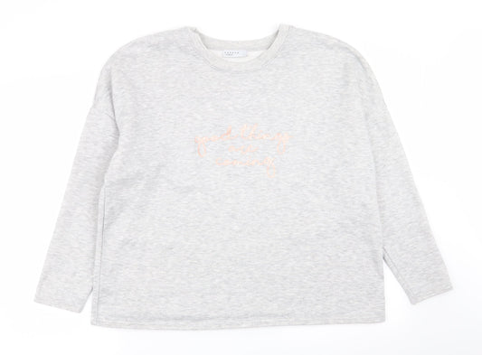 Papaya Womens Grey   Pullover Jumper Size L