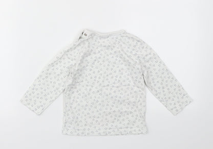 Back view of George girls’ multicoloured basic t-shirt, size 9-12, months