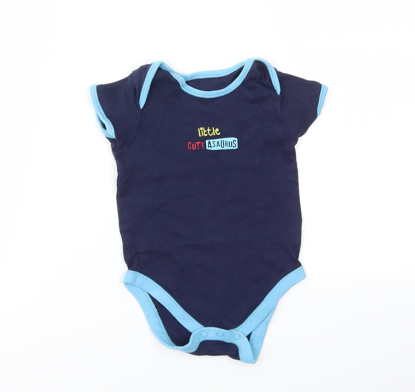 George Boys Blue   Babygrow One-Piece Size 12-18 Months