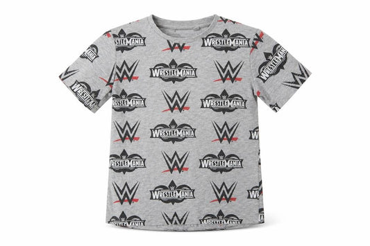 Next Boys Grey Geometric  Basic T-Shirt Size 6 Years
