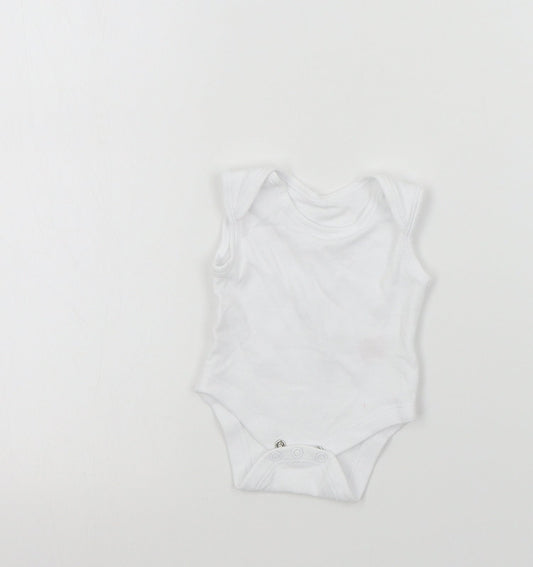 Primark Baby White Colourblock  Babygrow One-Piece Size Newborn