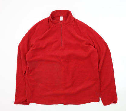 Decathlon Mens Red   Pullover Jumper Size XL