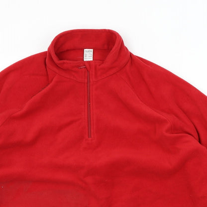 Decathlon Mens Red   Pullover Jumper Size XL