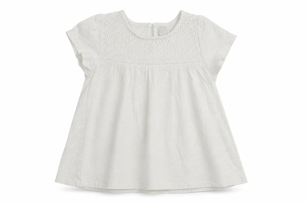 Matalan Girls White   Basic T-Shirt Size 6 Years