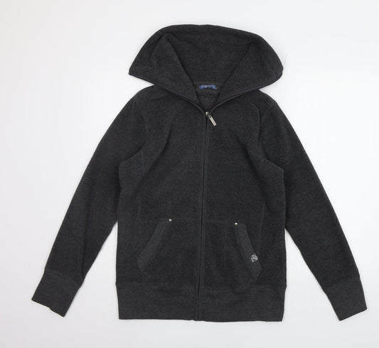 evie Womens Grey   Full Zip Jumper Size 12