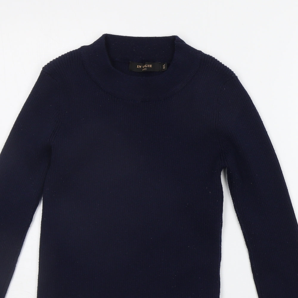 In Vogue Womens Blue   Pullover Jumper Size M
