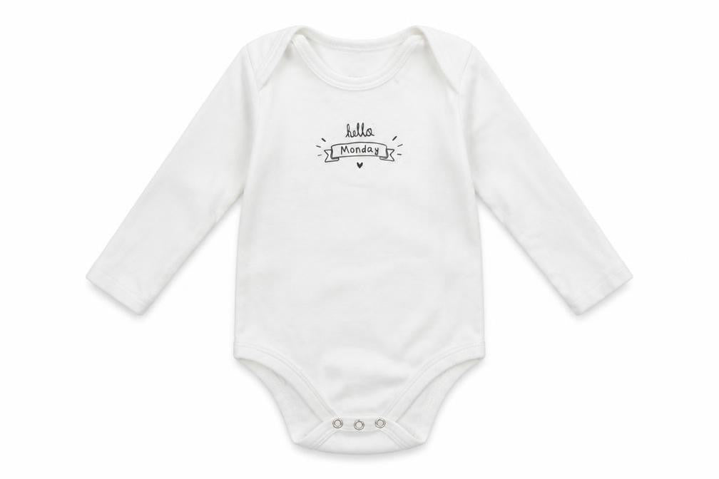 Lupilu Baby White   Babygrow One-Piece Size 3-6 Months