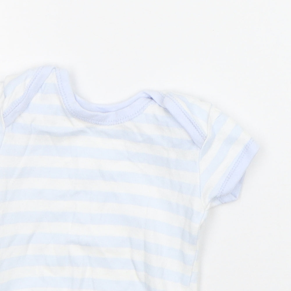 Matalan Baby Blue Striped  Babygrow One-Piece Size 3-6 Months