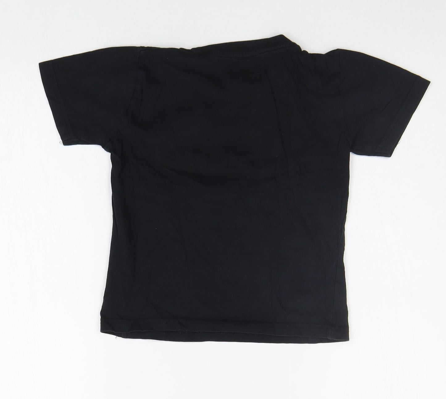 carr Boys Black   Basic T-Shirt Size 6-7 Years