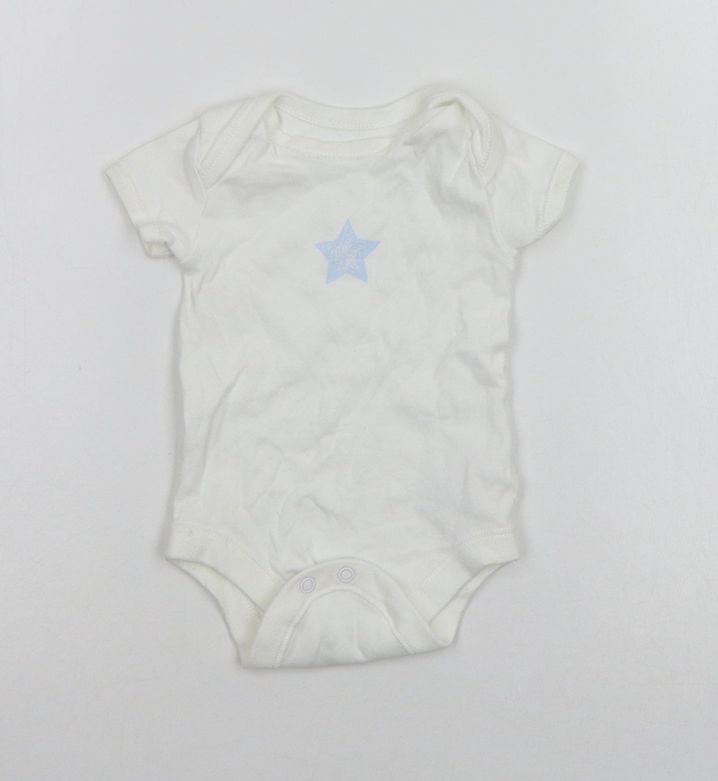 Matalan Baby White   Babygrow One-Piece Size 3-6 Months