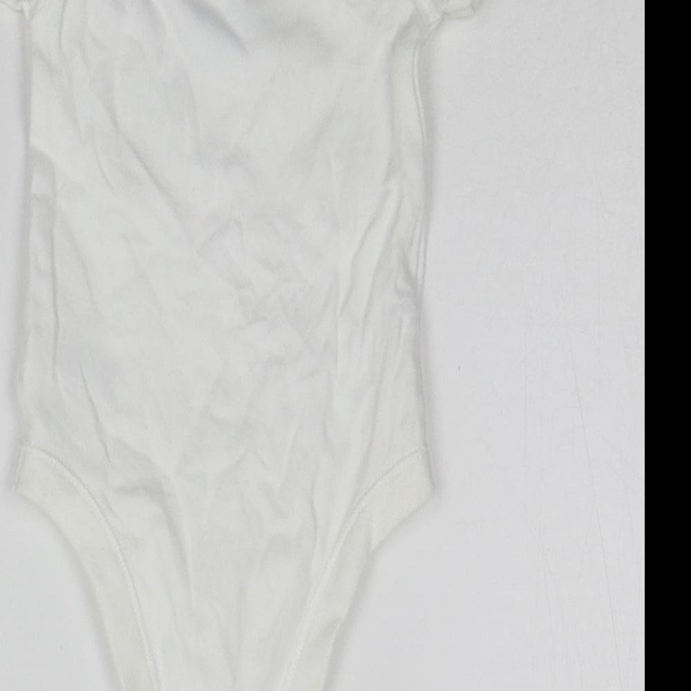 Matalan Baby White   Babygrow One-Piece Size 3-6 Months