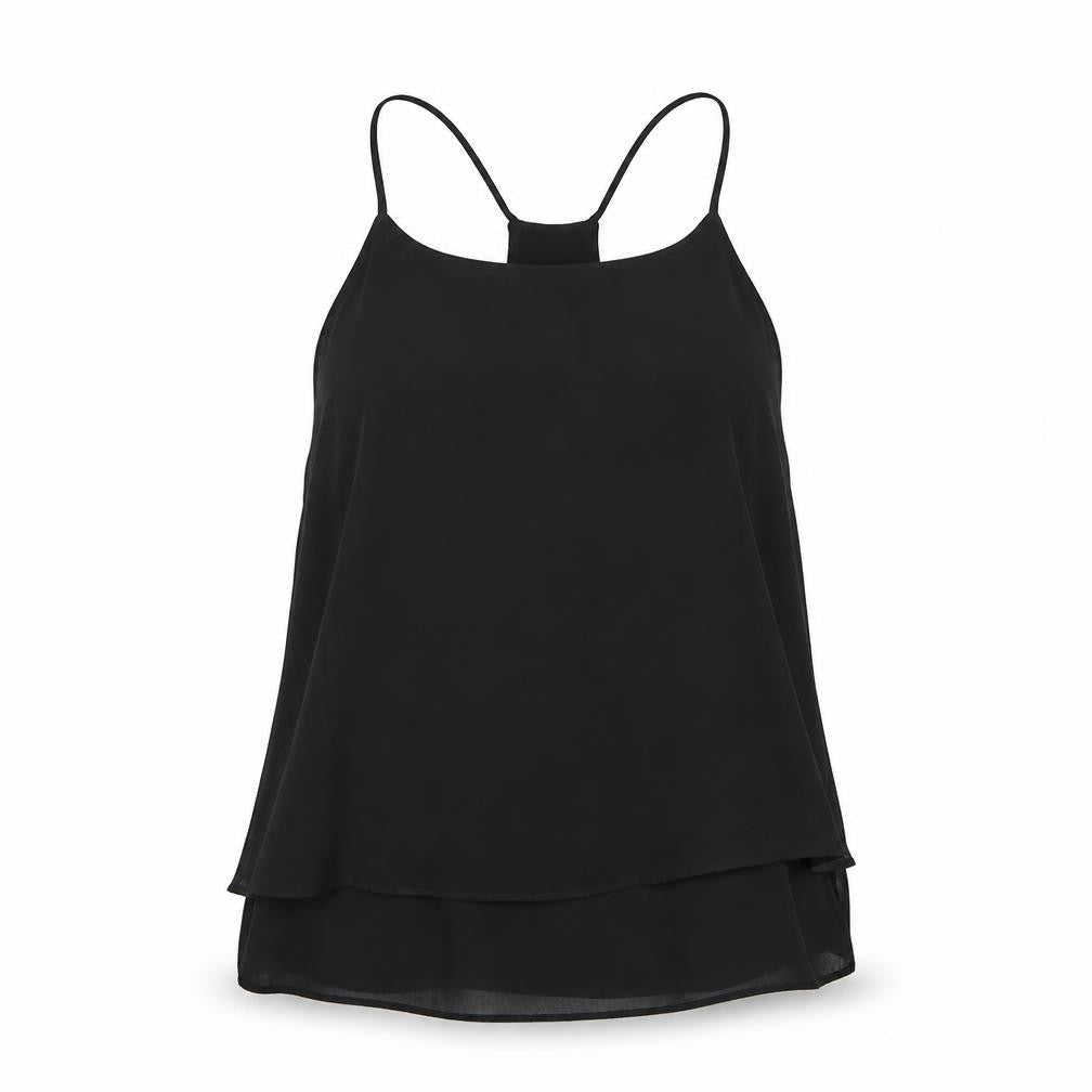 New Look Womens Black   Basic Tank Size 8