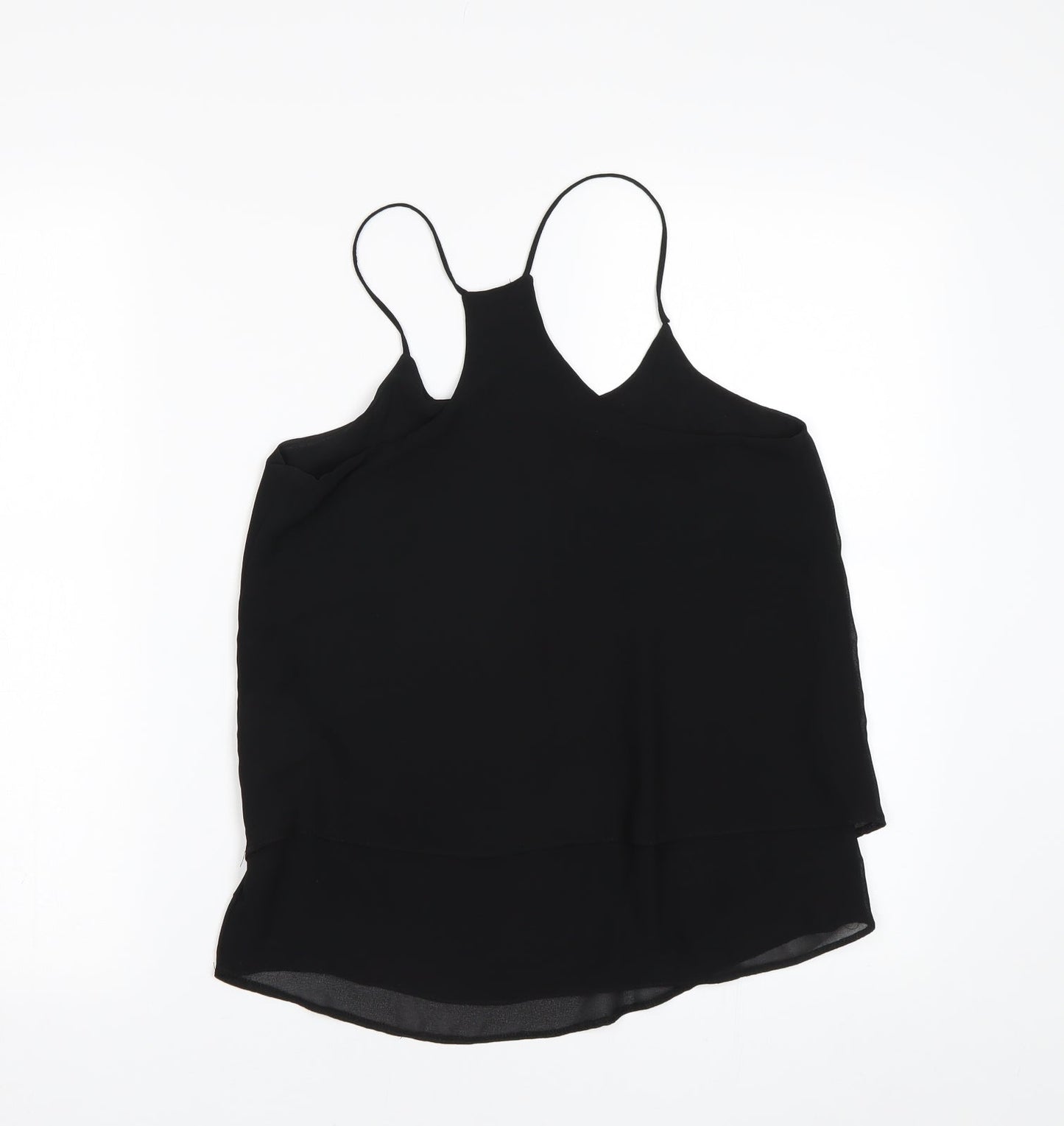 New Look Womens Black   Basic Tank Size 8