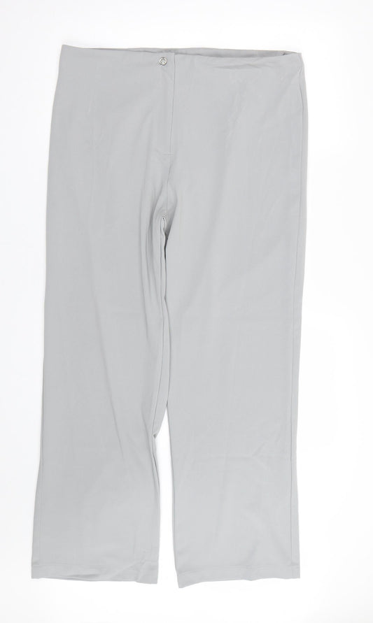 Bentley Womens Grey   Trousers  Size 18 L29 in