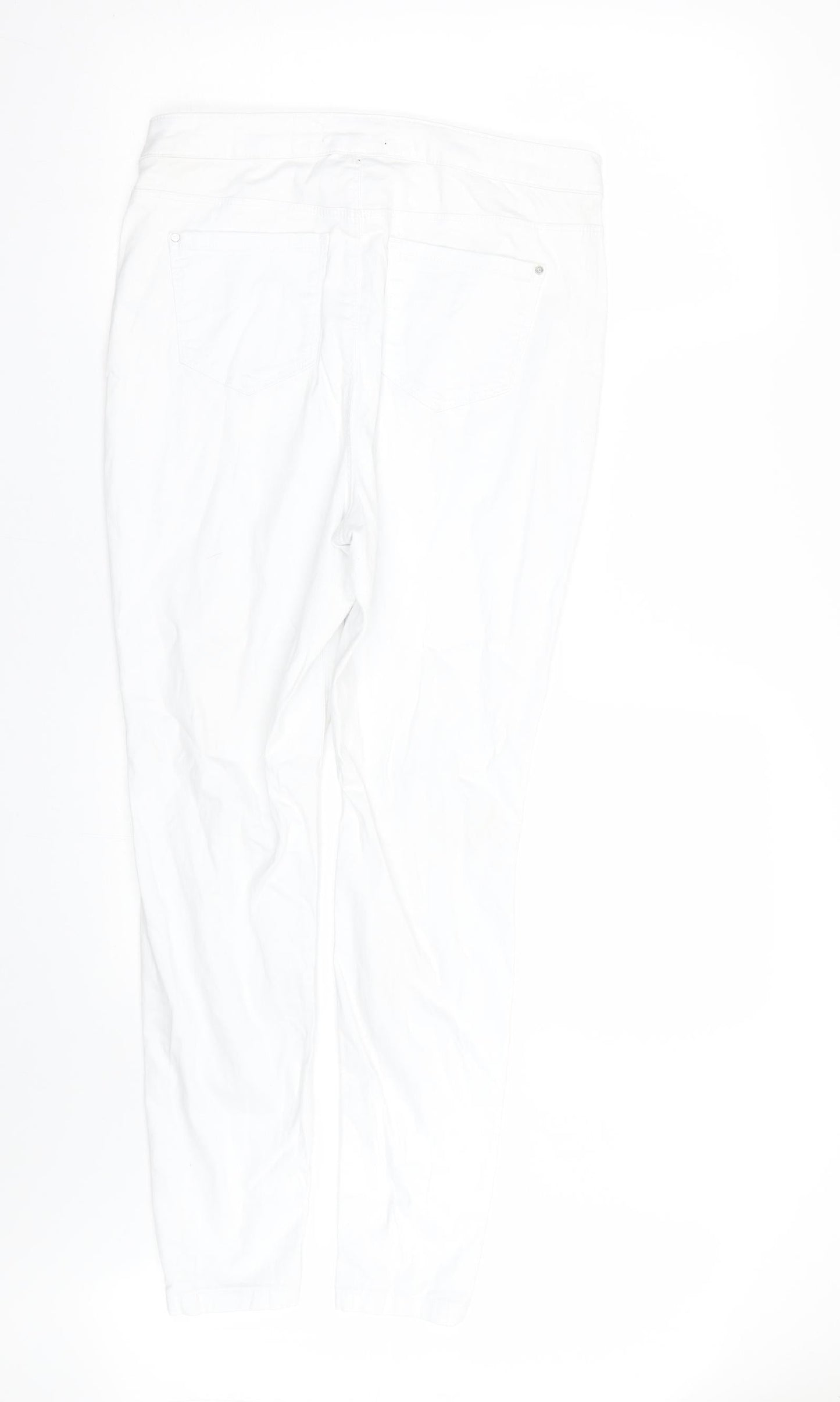 Vice Womens White   Skinny Jeans Size 16 L26 in