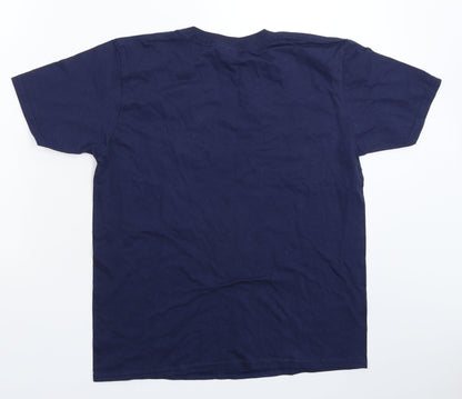 Preloved Gildan Boys Blue   Basic T-Shirt Size XL - Back
