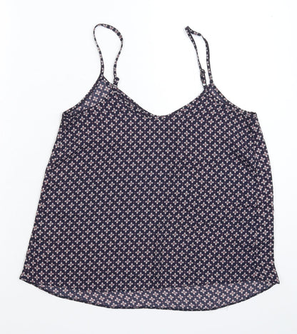 Back view of Atmosphere women’s multicoloured basic tank, size UK 8