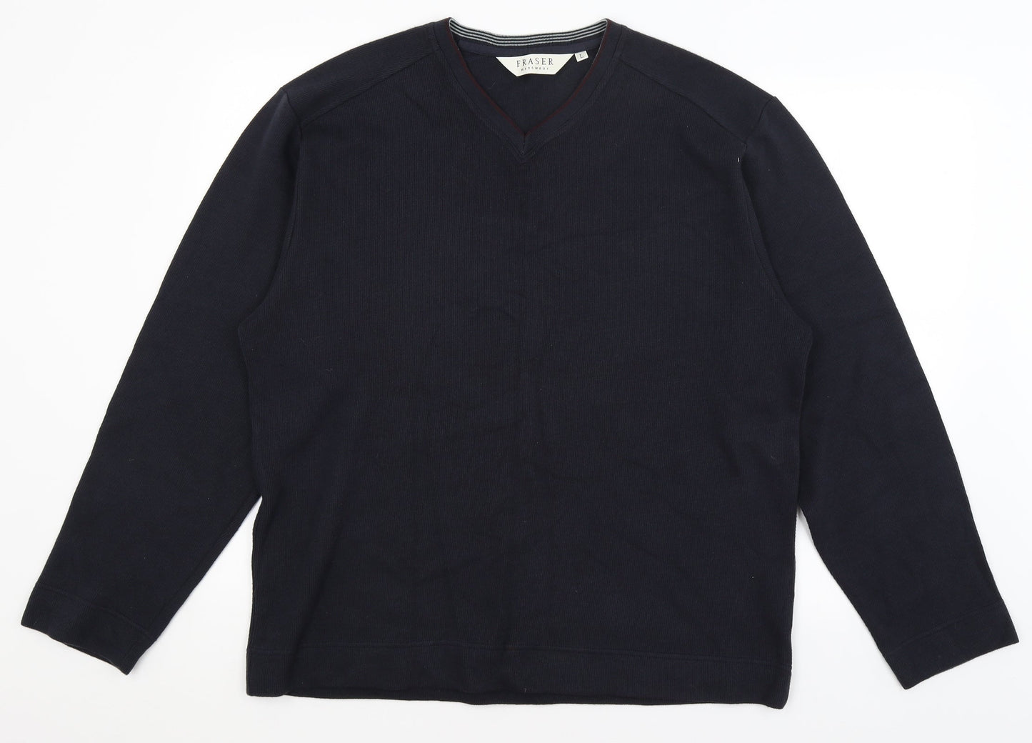 Fraser Mens Blue   Pullover Jumper Size L