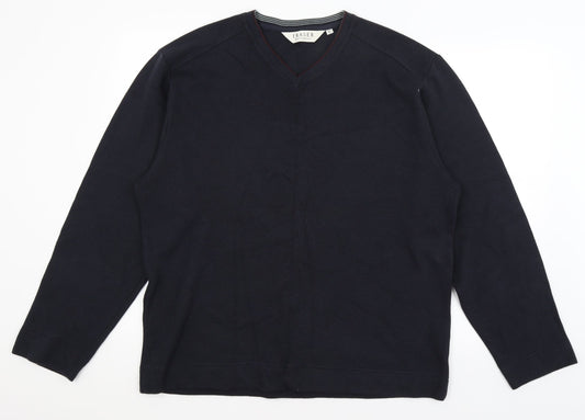 Fraser Mens Blue   Pullover Jumper Size L