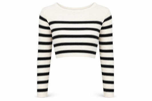 Primark Womens Ivory Striped  Pullover Jumper Size L
