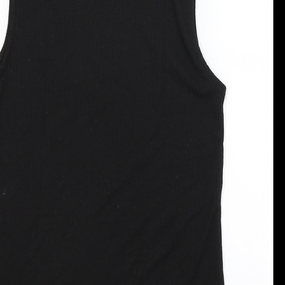 Maison Jules Womens Black   Basic Tank Size M