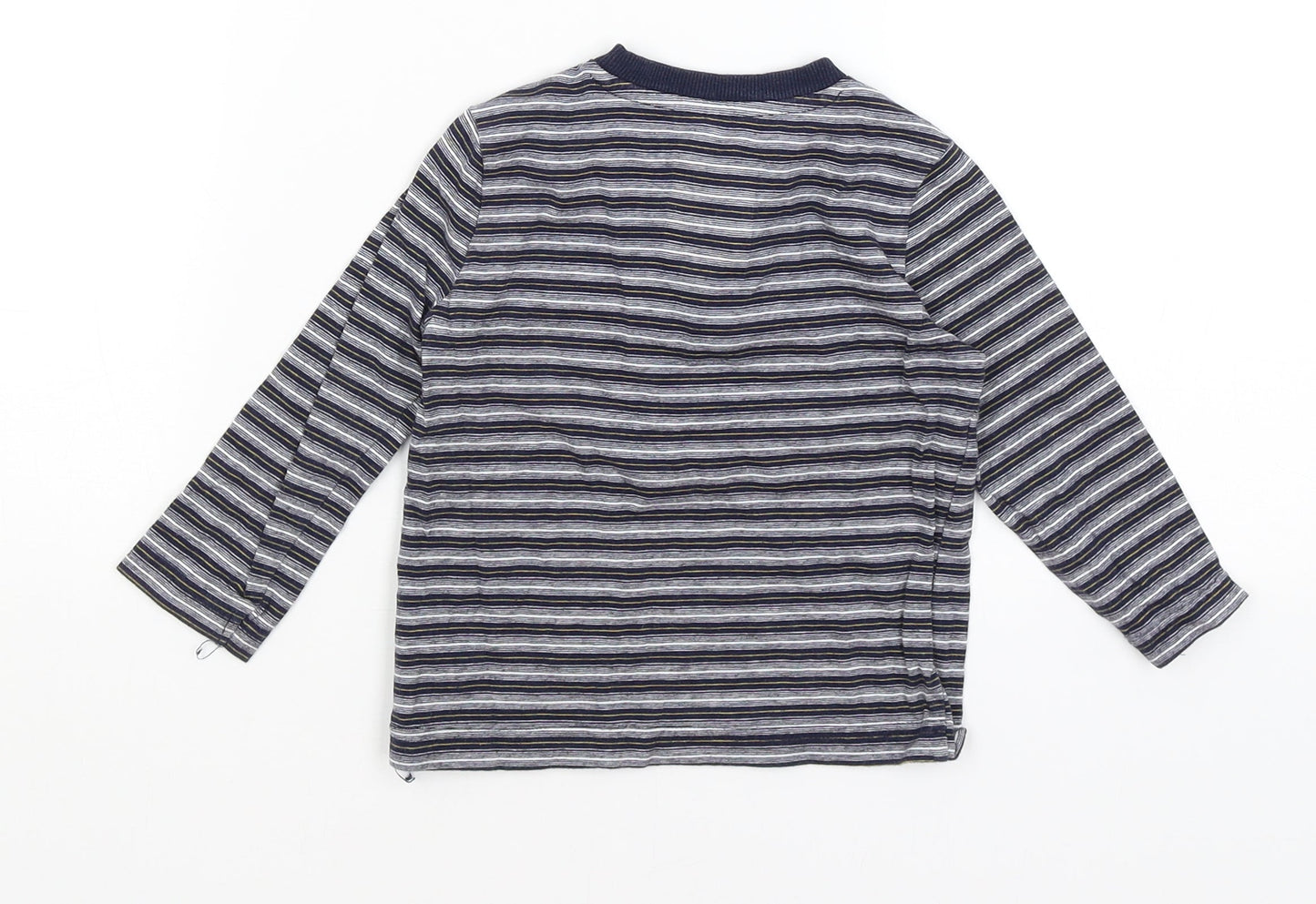 F&F Baby Blue Striped  Basic T-Shirt Size 12-18 Months