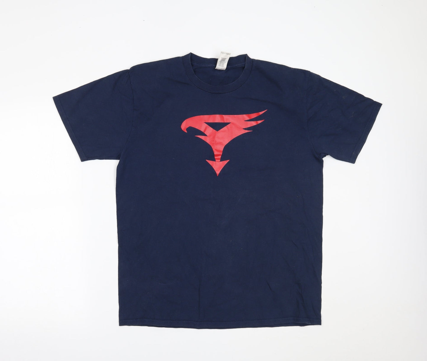 Gildan Mens Blue    T-Shirt Size L