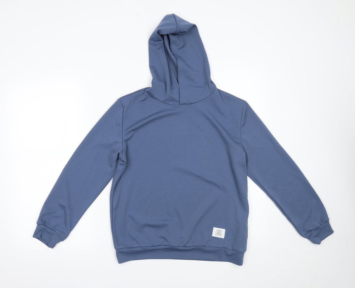 SHEIN Boys Blue   Pullover Hoodie Size 11-12 Years