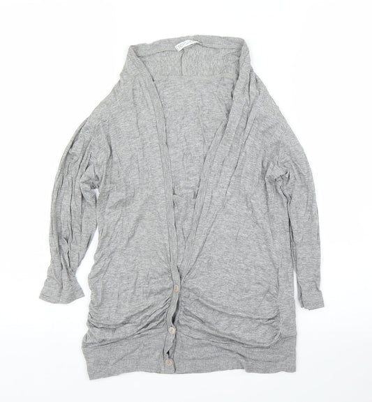 Topshop Womens Grey   Cardigan Jumper Size 10
