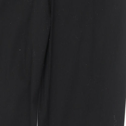 Next Womens Black   Sweatpants Trousers Size 8 L29 in