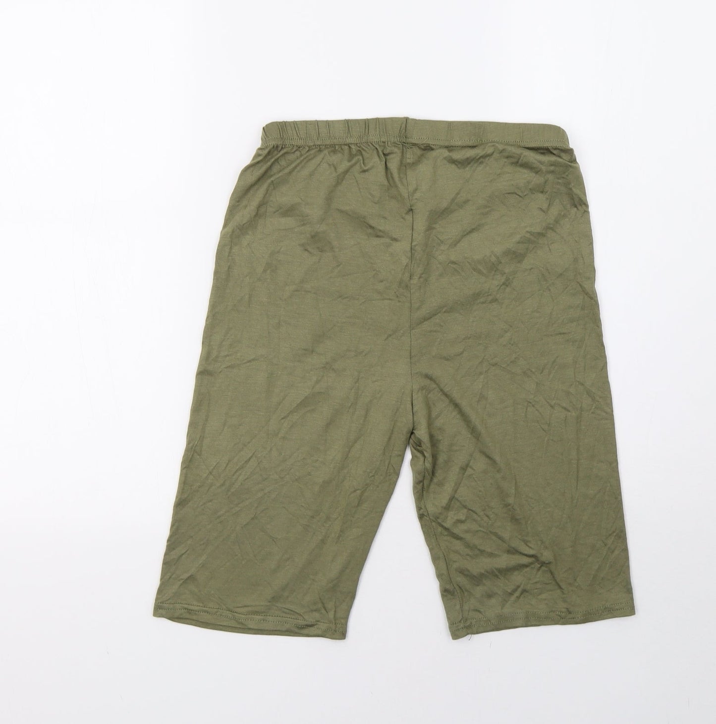 Preworn Womens Green   Sweat Shorts Size 8