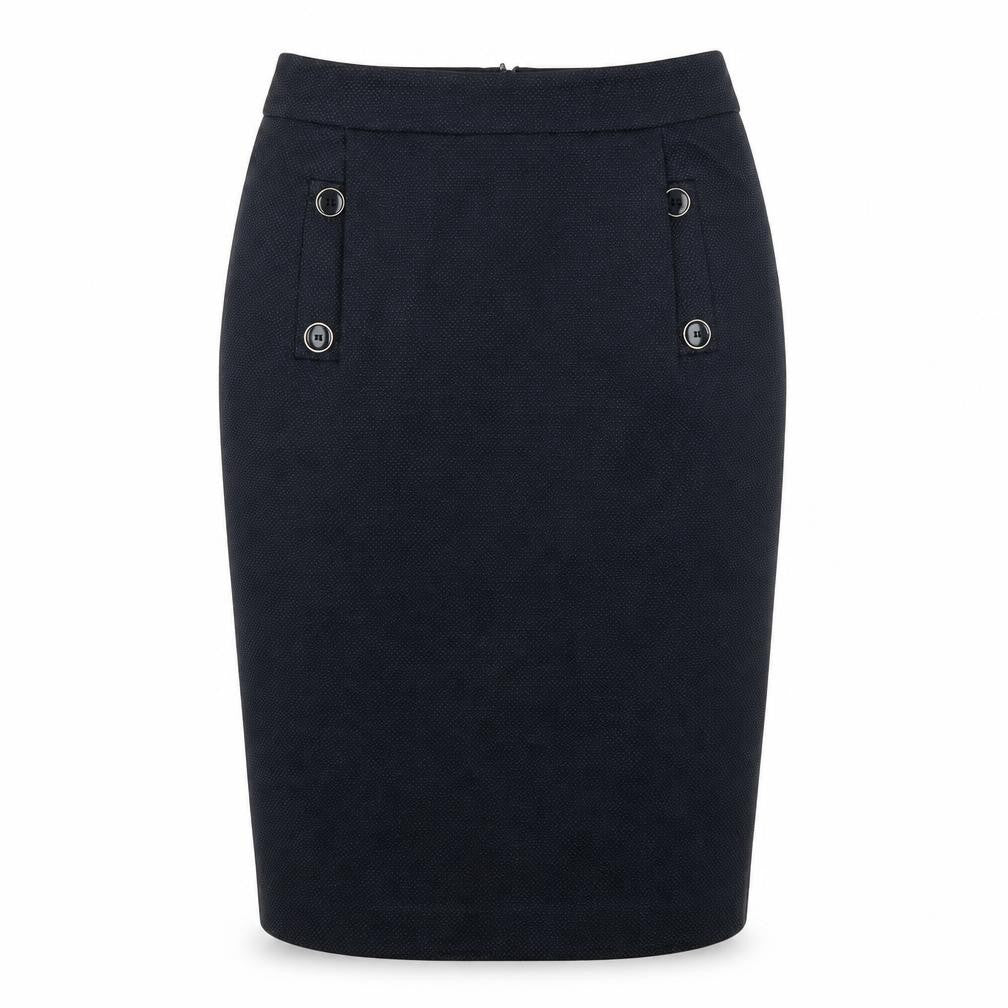 Marks & Spencer Womens Black   Straight & Pencil Skirt