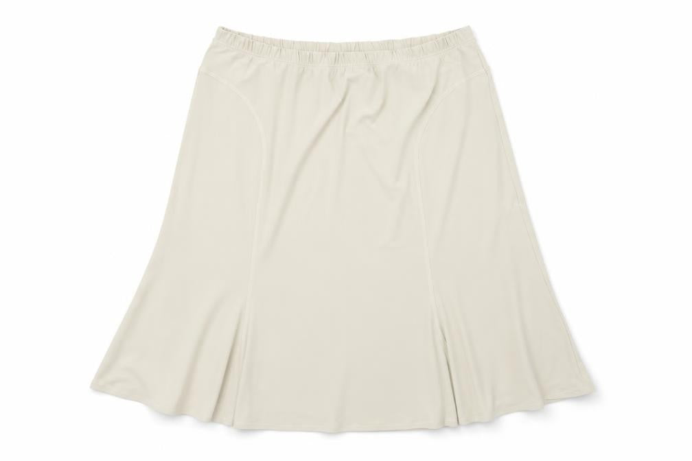 baguar Womens Beige   Flare Skirt Size S