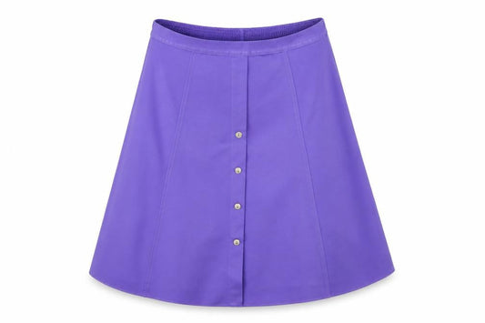 Preworn Womens Purple   Flare Skirt